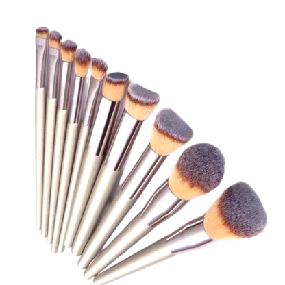 10Tlg Make up Pinsel Set Schminkpinsel Kosmetikpinsel Lidschatten Kosmetik Neu