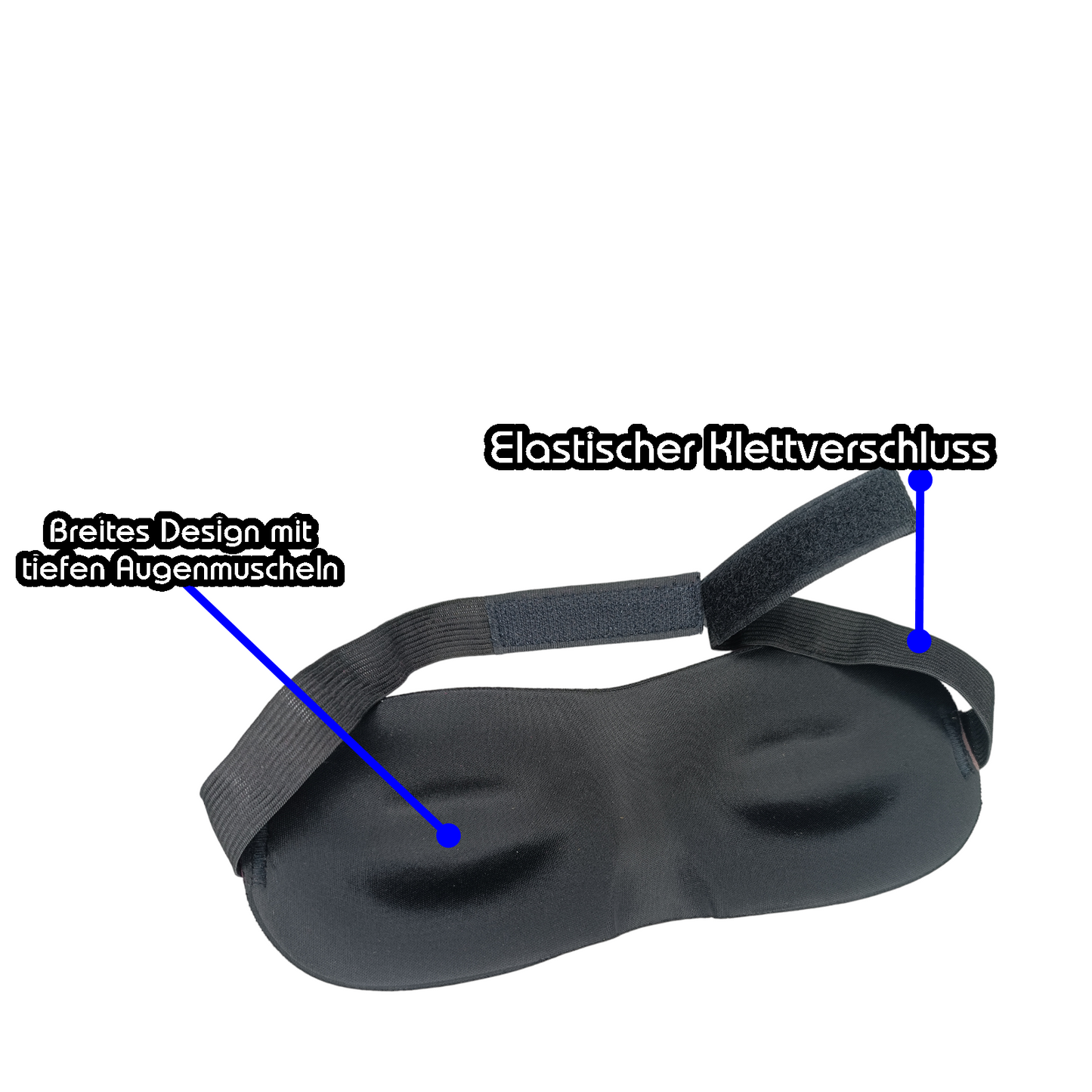 3D Schlafmaske Schlafbrille Augenmaske Reise Maske Augenbinde Schlafbrille DE