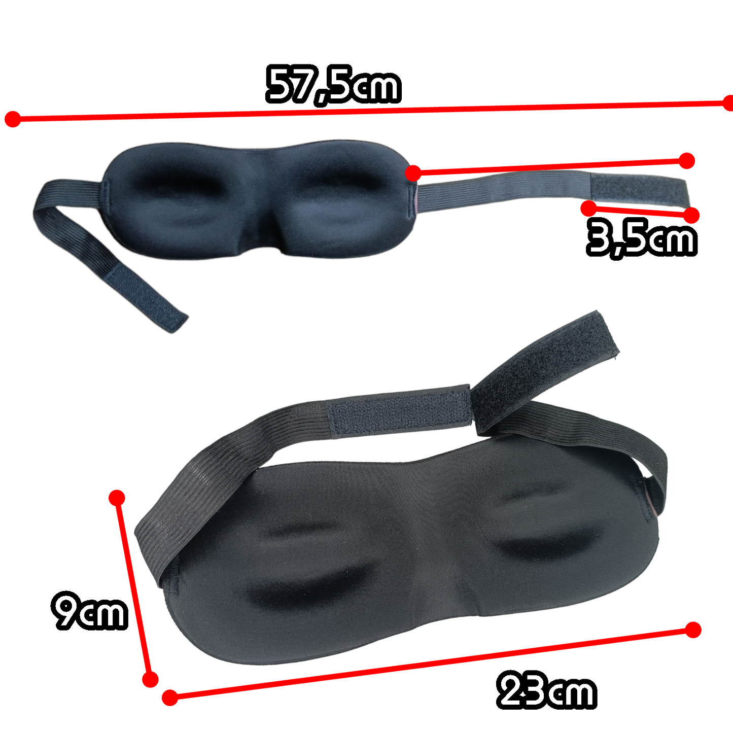 3D Schlafmaske Schlafbrille Augenmaske Reise Maske Augenbinde Schlafbrille DE