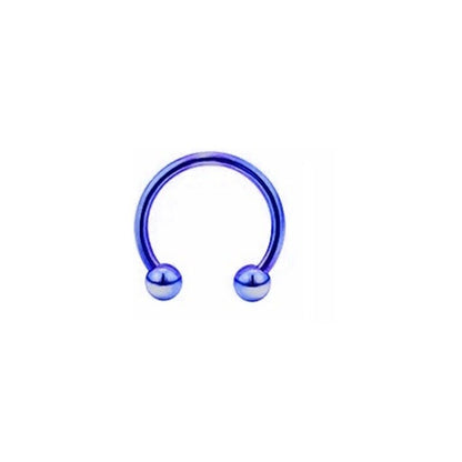 Piercing Septum Hufeisen Chirurgenstahl Silber Gold Rainbow