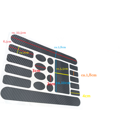 Fahrrad Lackschutz Folie Aufkleber Rahmen Schutz Carbon MTB BMX Rahmenschutz