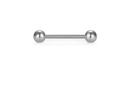 BARBELL Zungenpiercing aus Chirurgenstahl 12,14,16,18mm