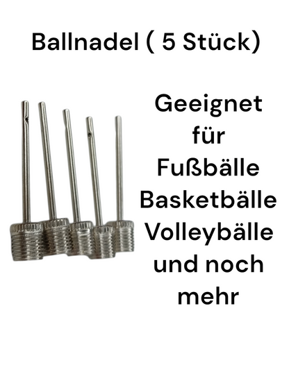 Luftpumpe Ballpumpe Adapter Set Nadel Ball Schlauch Fußball Pumpe Ballnadel DE