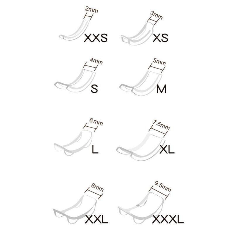 8x Ringverkleinerer Ringgröße Verkleinerer Transparent PTU