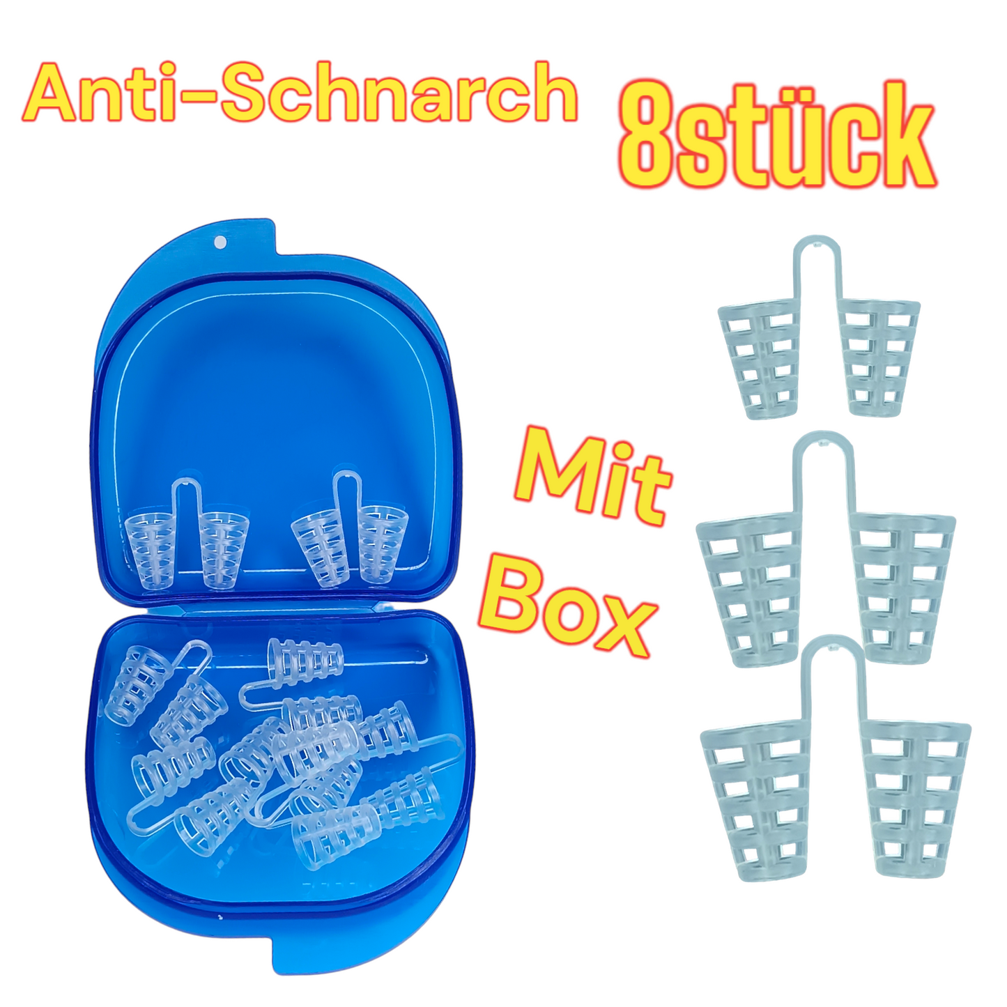 8x Anti Schnarch stopper Nasenclip Nasenspreizer Gegen Schnarchen no snorring